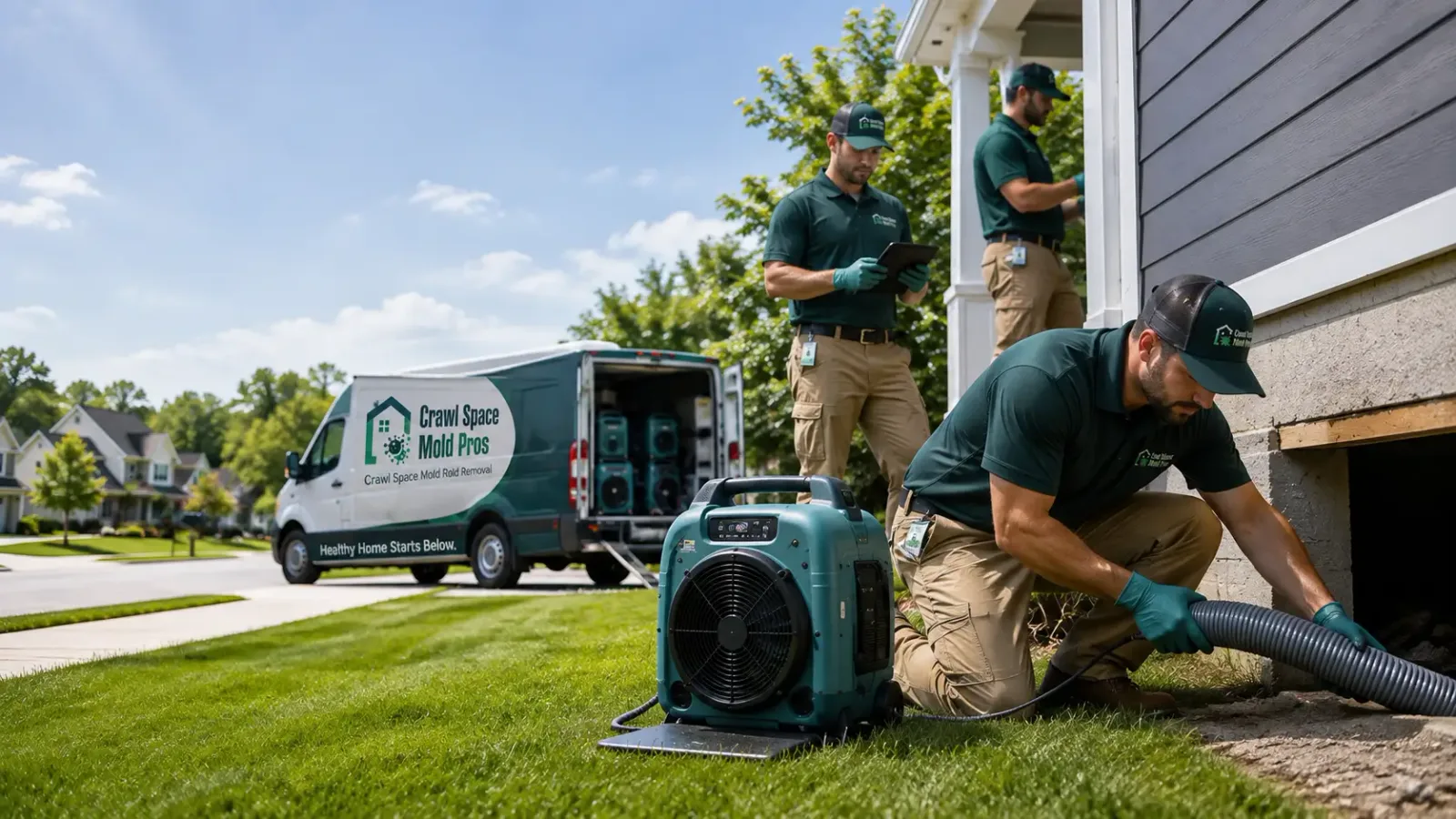 Crawl Space Mold Removal in Oskaloosa, KS